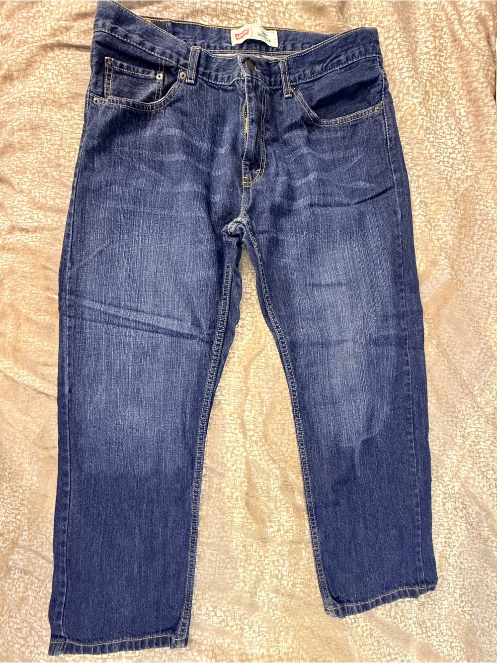 Levi's Straight Leg Indigo Blue Jeans